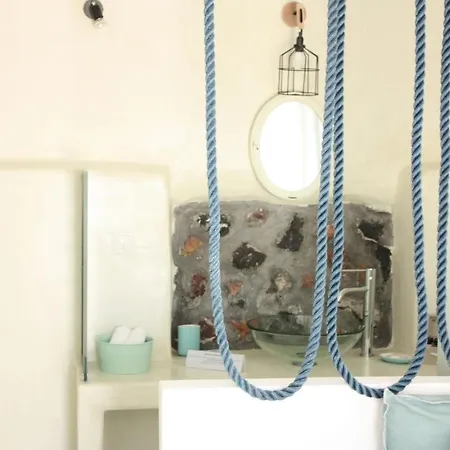 Lovely Santorini 1 Bedroom Cave Studio Gajeel With Spacious Terrace Villa Pýrgos